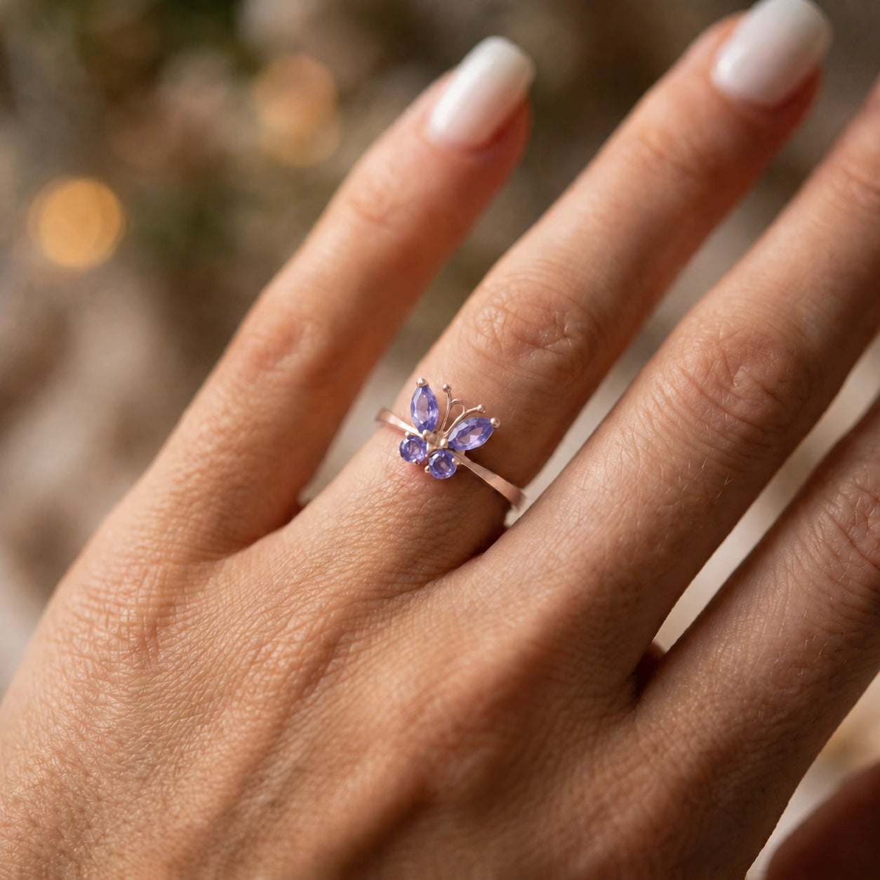 Rose Gold Tanzanite — Zenaide
