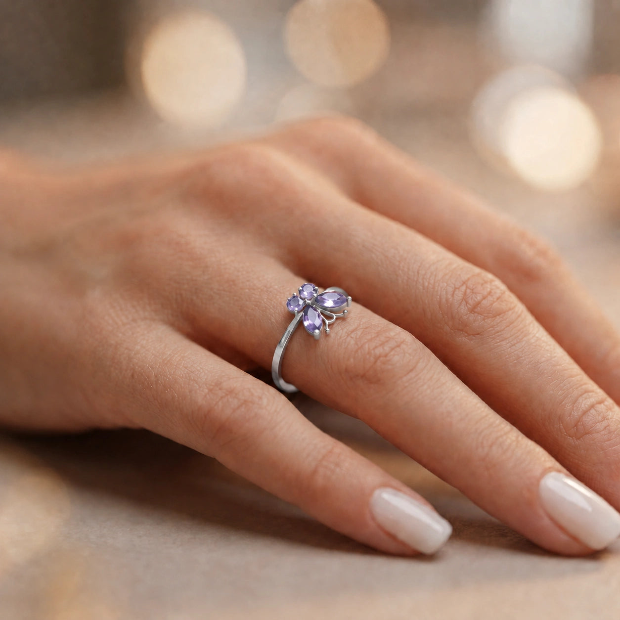 White Gold Tanzanite — Zenaide