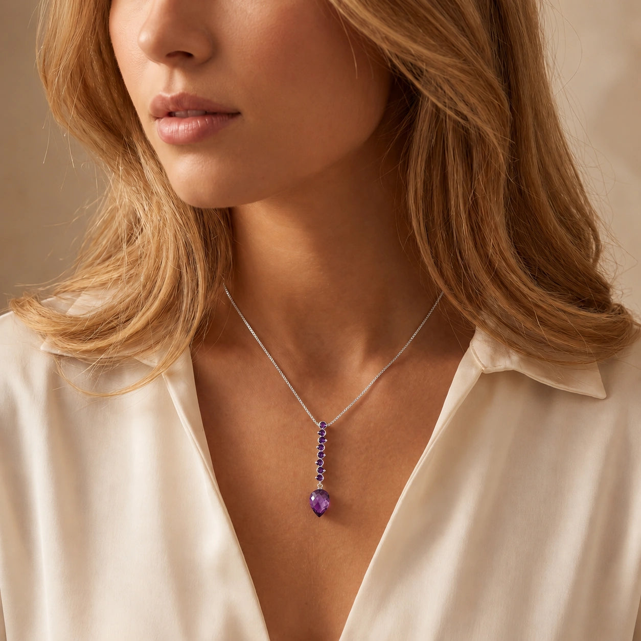 White Gold Amethyst — Zenobia