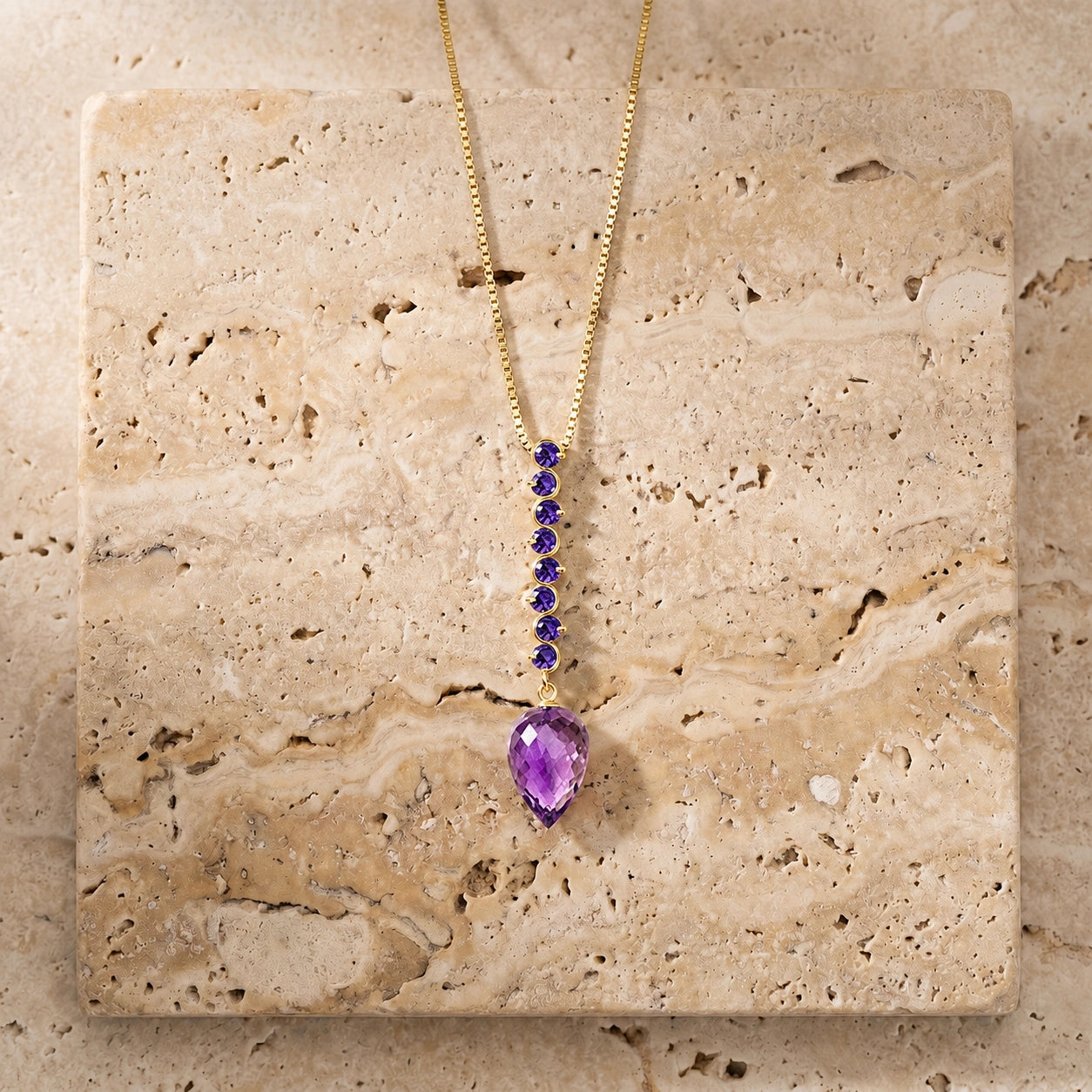 Yellow Gold Amethyst — Zenobia