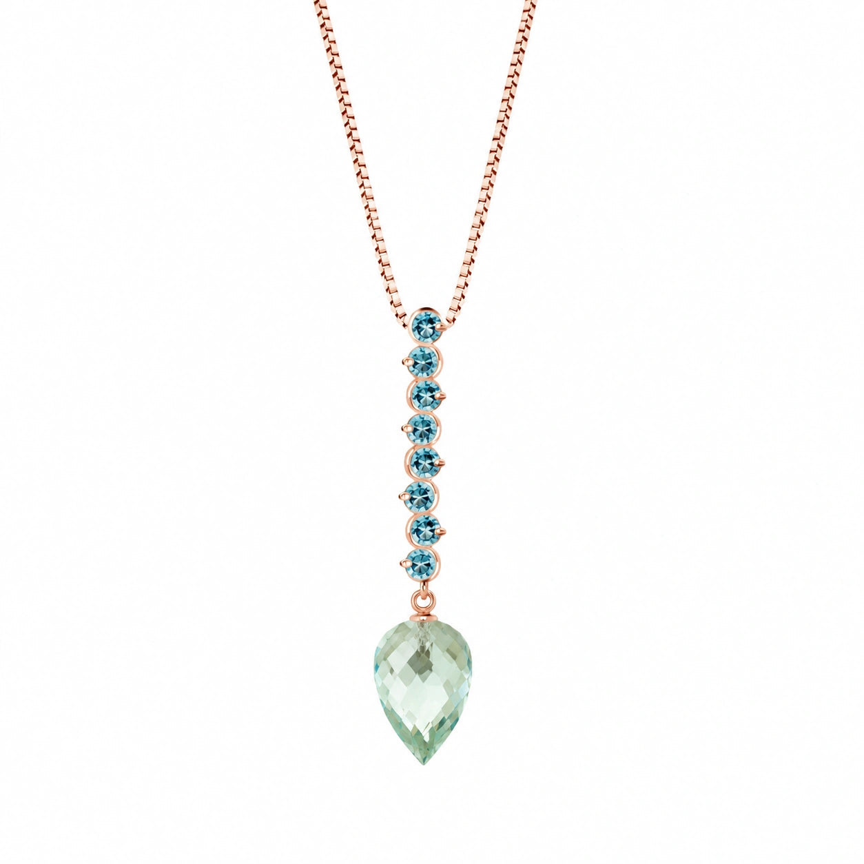 Rose Gold Blue Topaz — Zenobia
