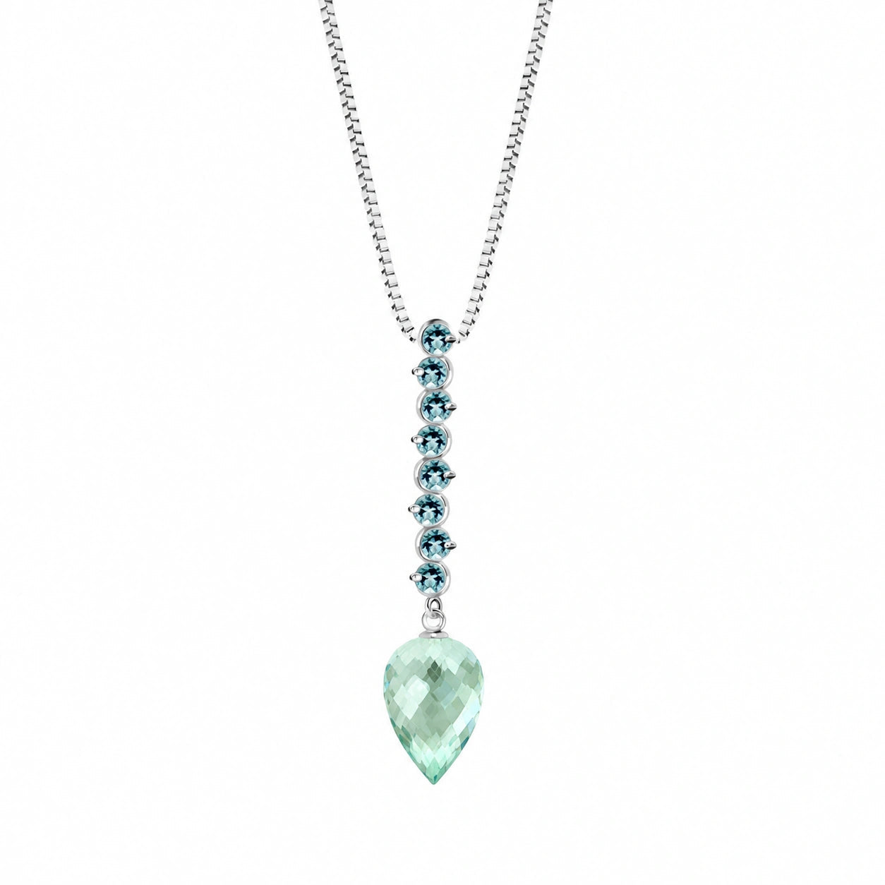 White Gold Blue Topaz — Zenobia