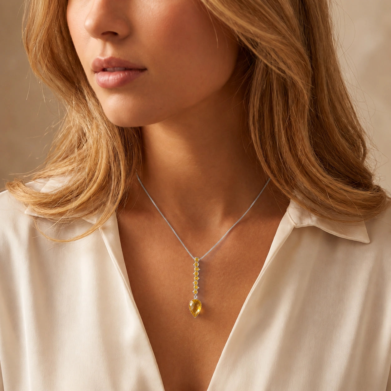 White Gold Citrine — Zenobia