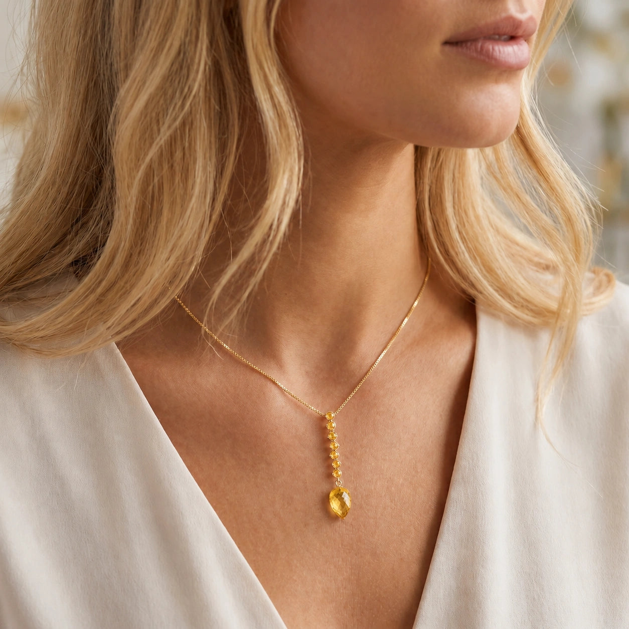Yellow Gold Citrine — Zenobia