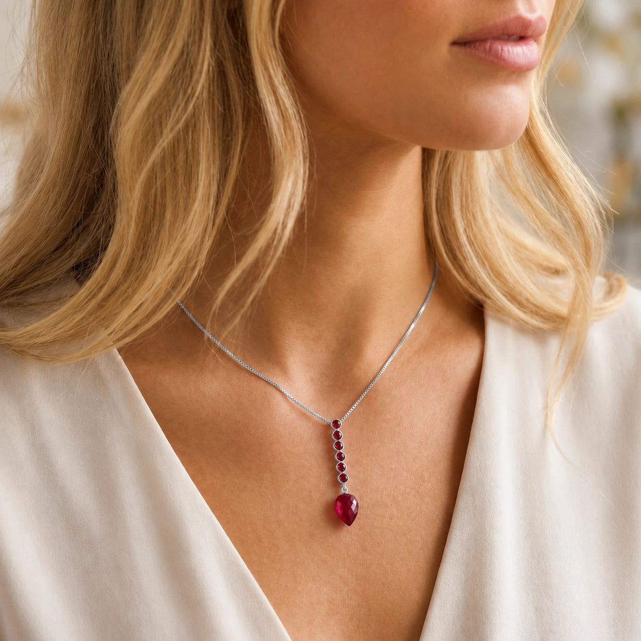 White Gold Ruby — Zenobia