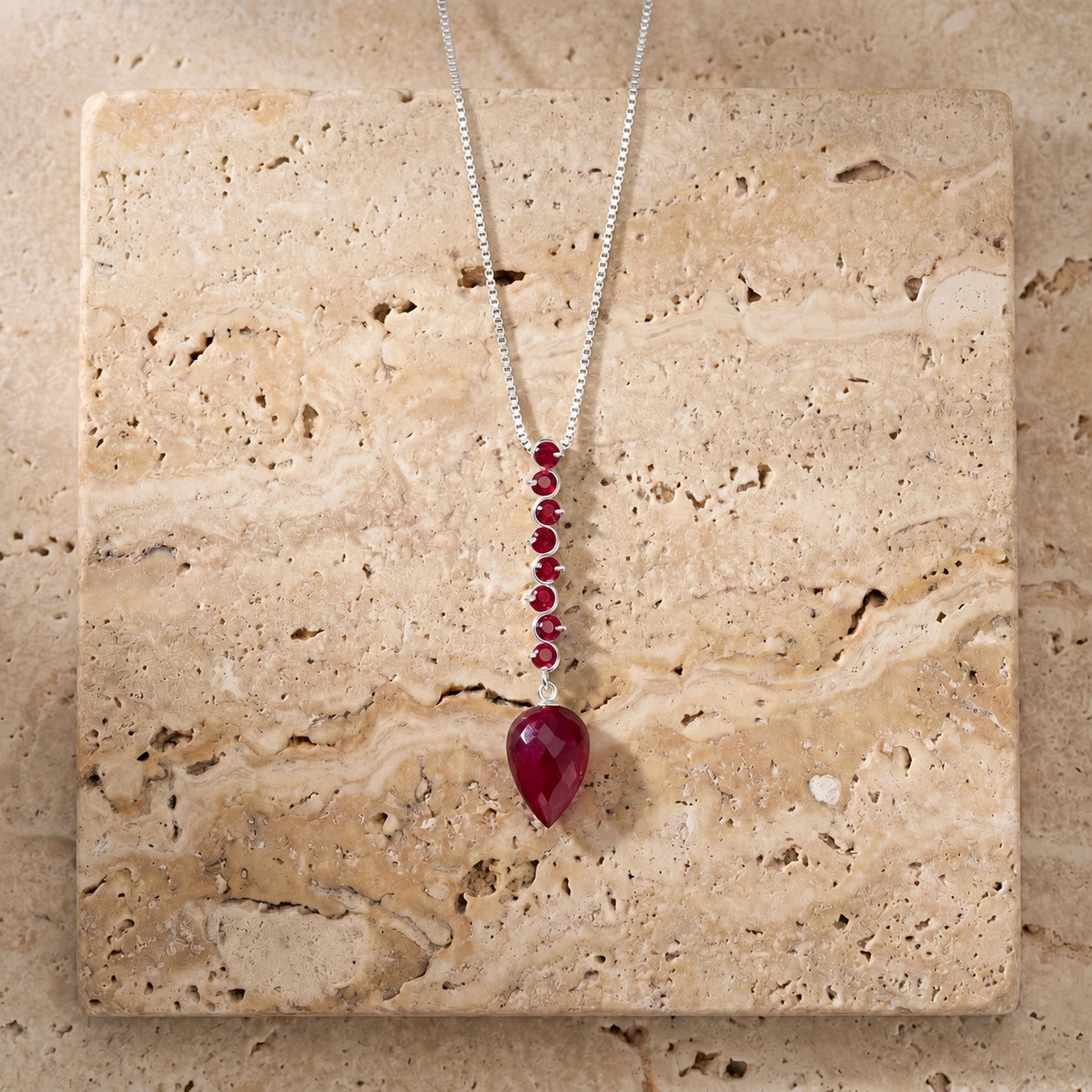 White Gold Ruby — Zenobia